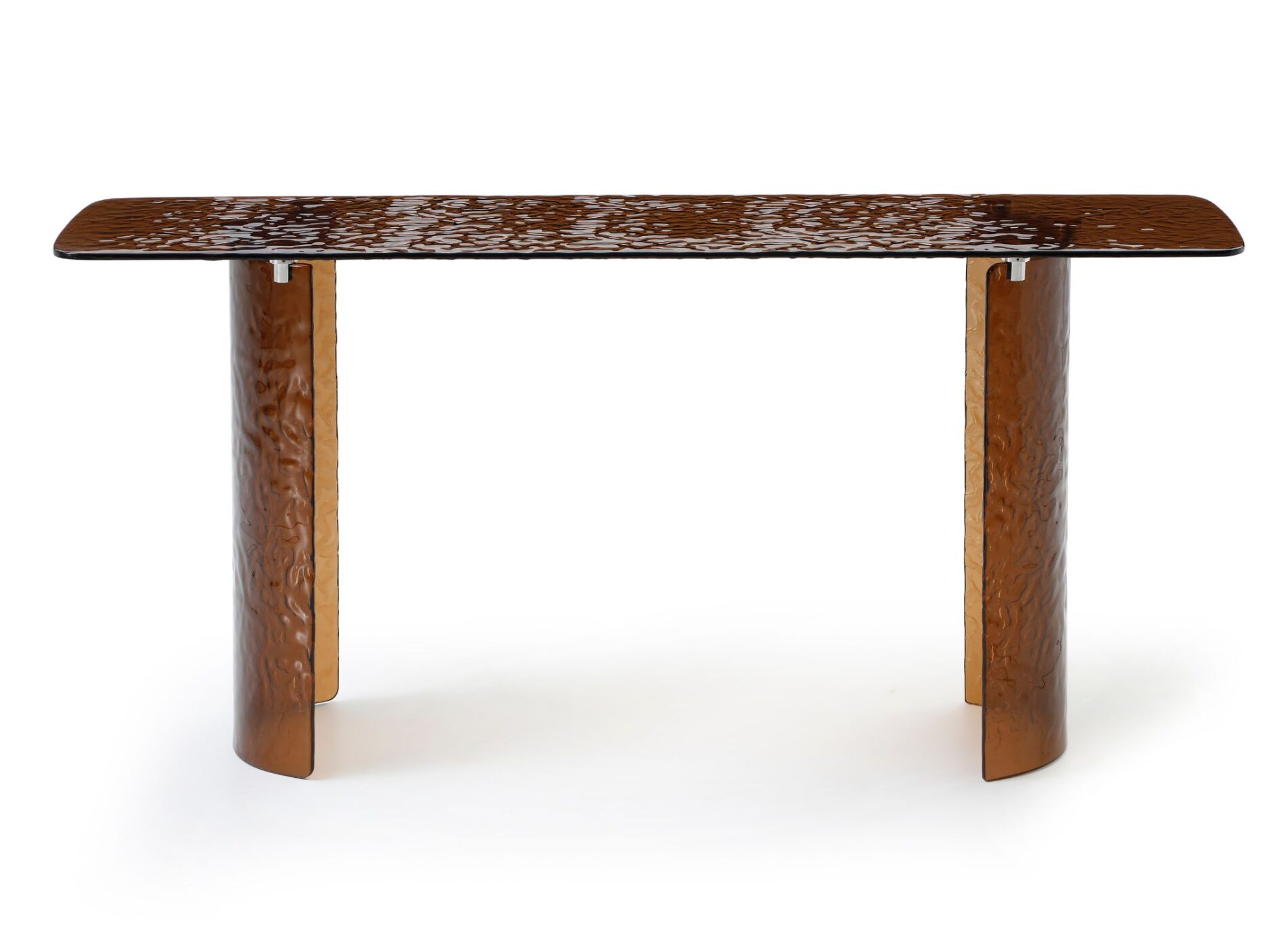 Dekor Contemporary Glass Console Table - Image 3