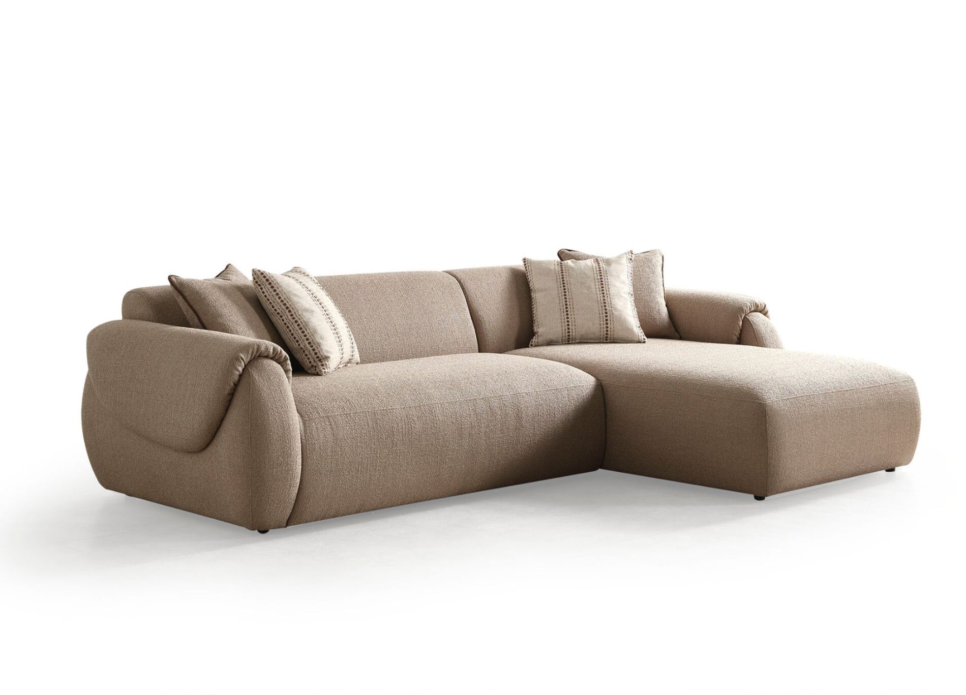 Florencia Curved Arm Sectional Sofa with Chaise