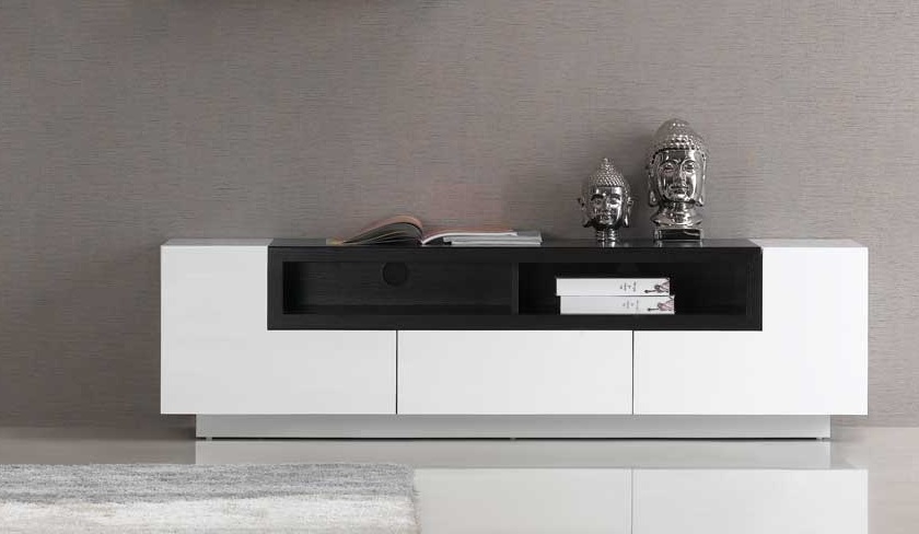 Luciana White & Wenge Modern TV Stands