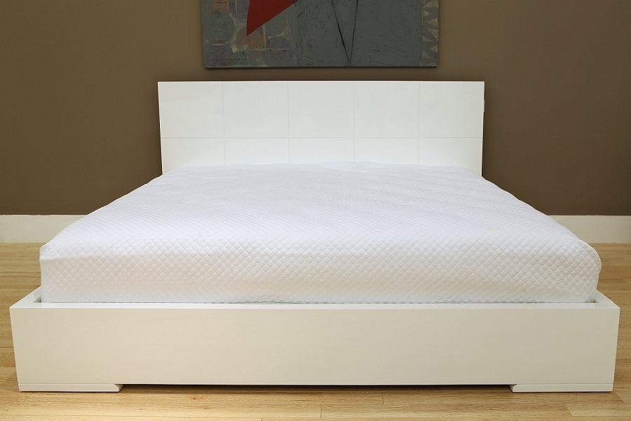 Ambrossi White Contemporary Beds - Image 6