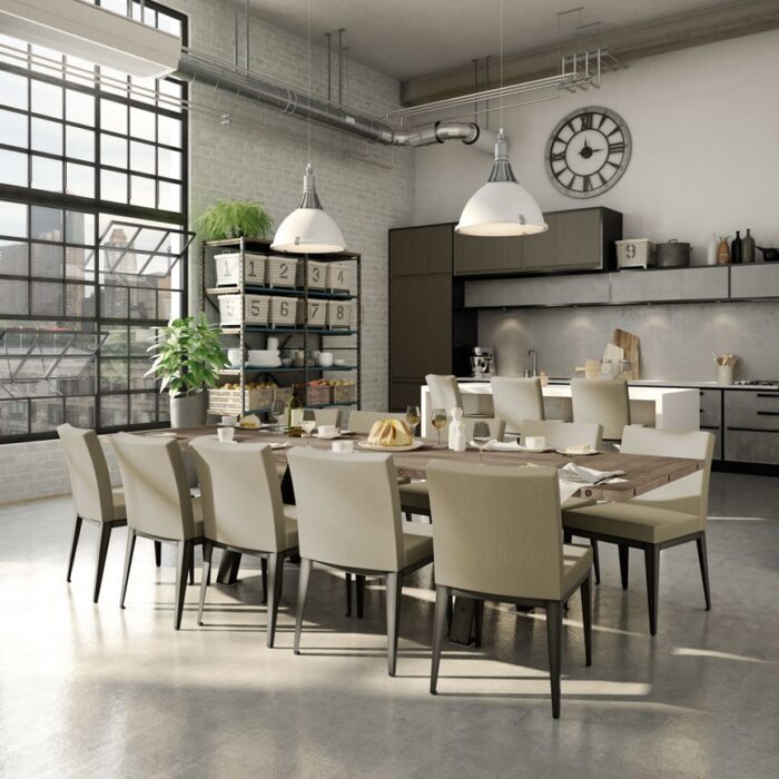 Pavia Custom Modern Dining Room Chairs - Set of 2 - Image 3
