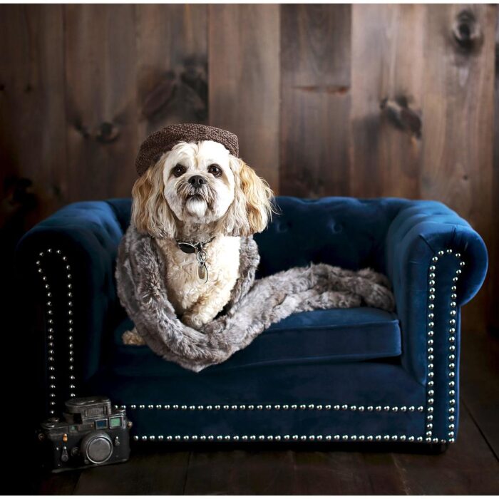 Gabbana Navy Pet Bed