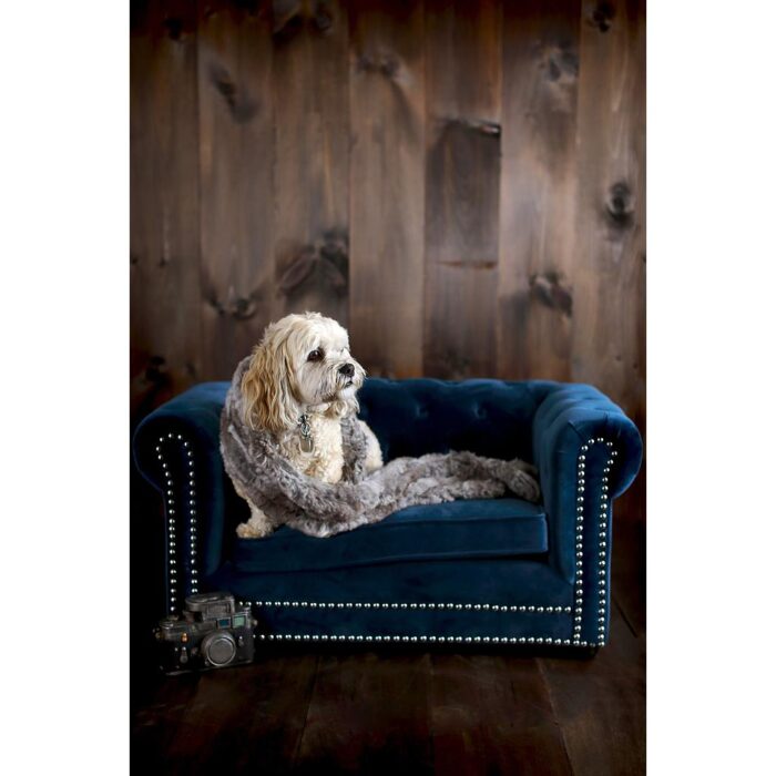 Gabbana Navy Pet Bed - Image 3