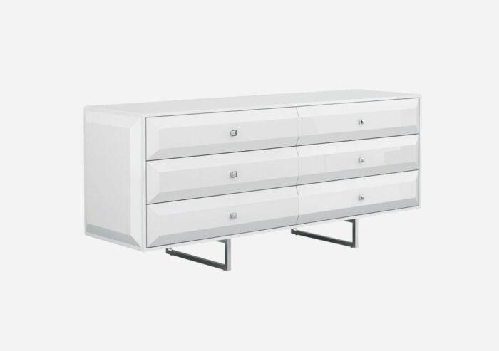 Colombo White Modern Dressers