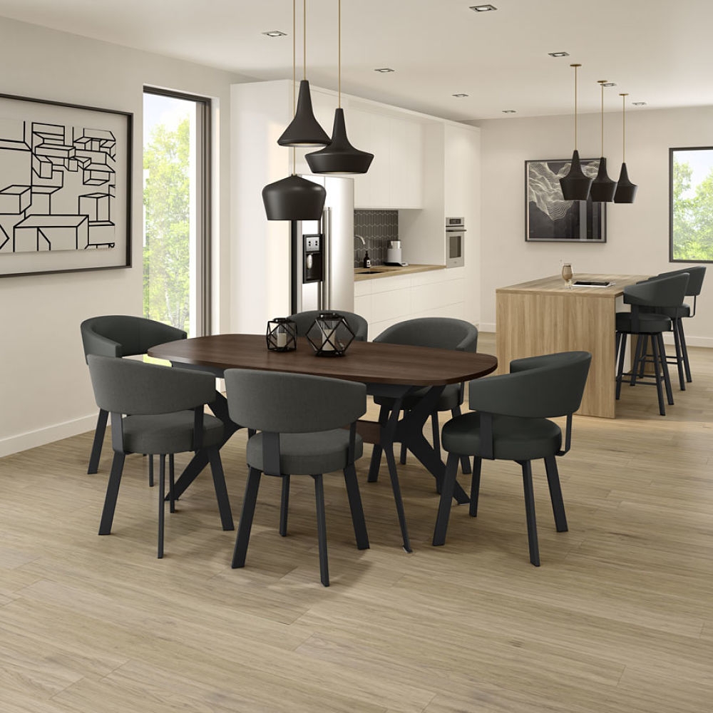 Lavigne Custom Modern Dining Room Chairs - Set of 2 - Image 2