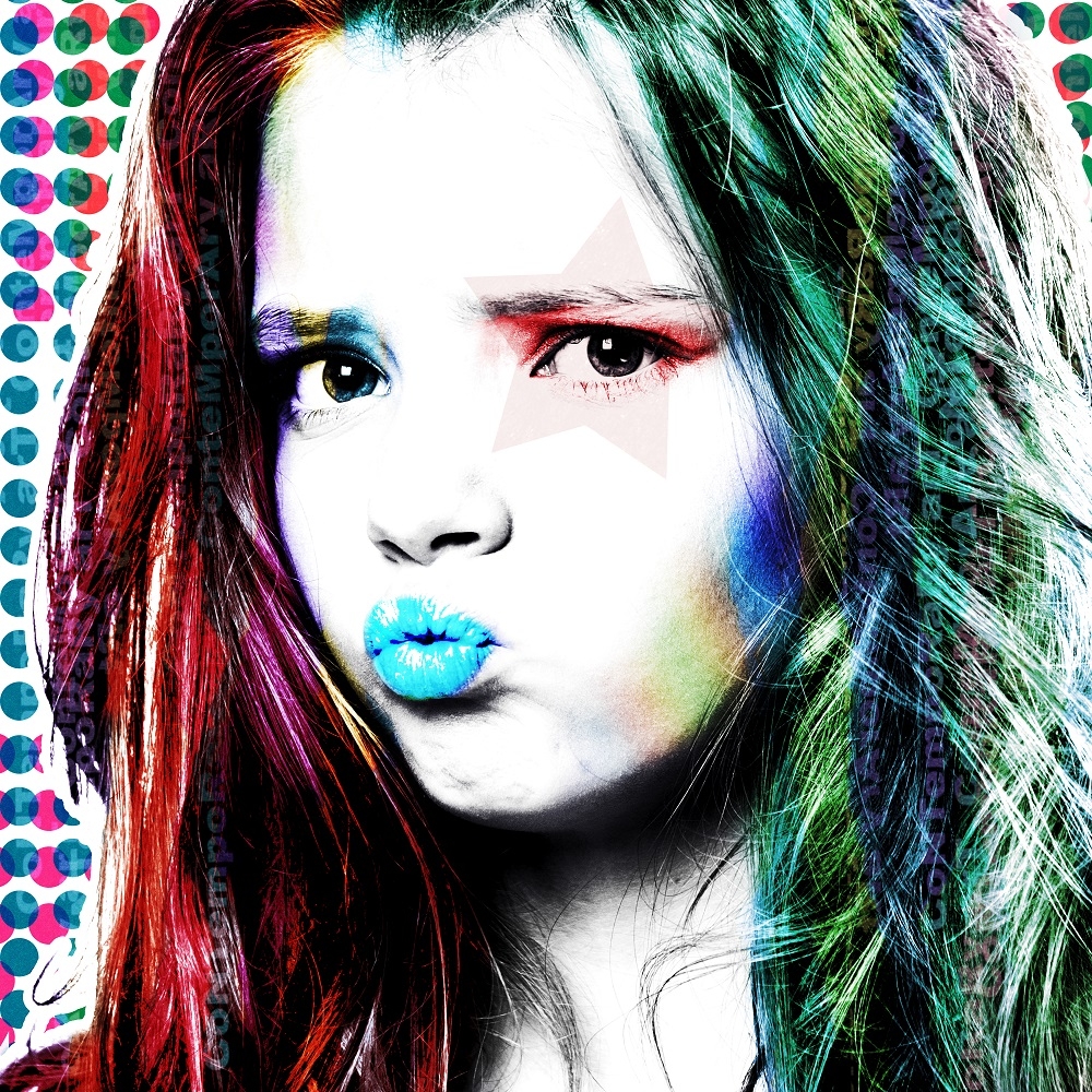 Portrait of A Girl Pop Art