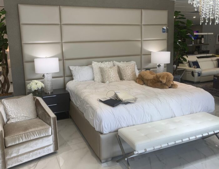 SoBe Grand Custom Modern Platform Bed (with extensions)