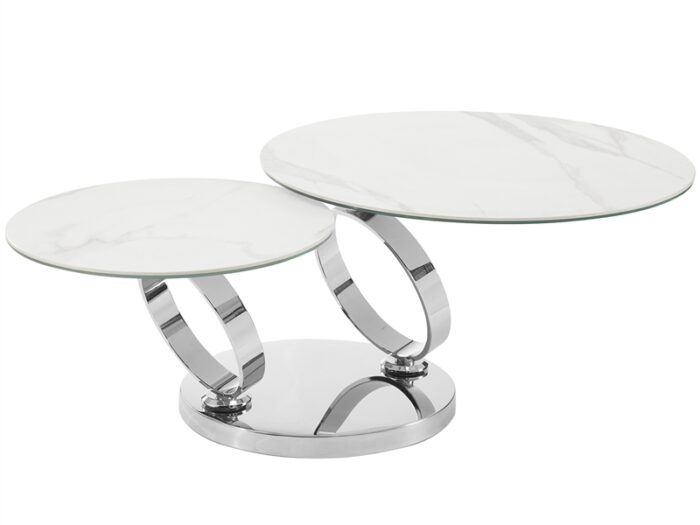 Movimento Porcelain Extendable Contemporary Coffee Table