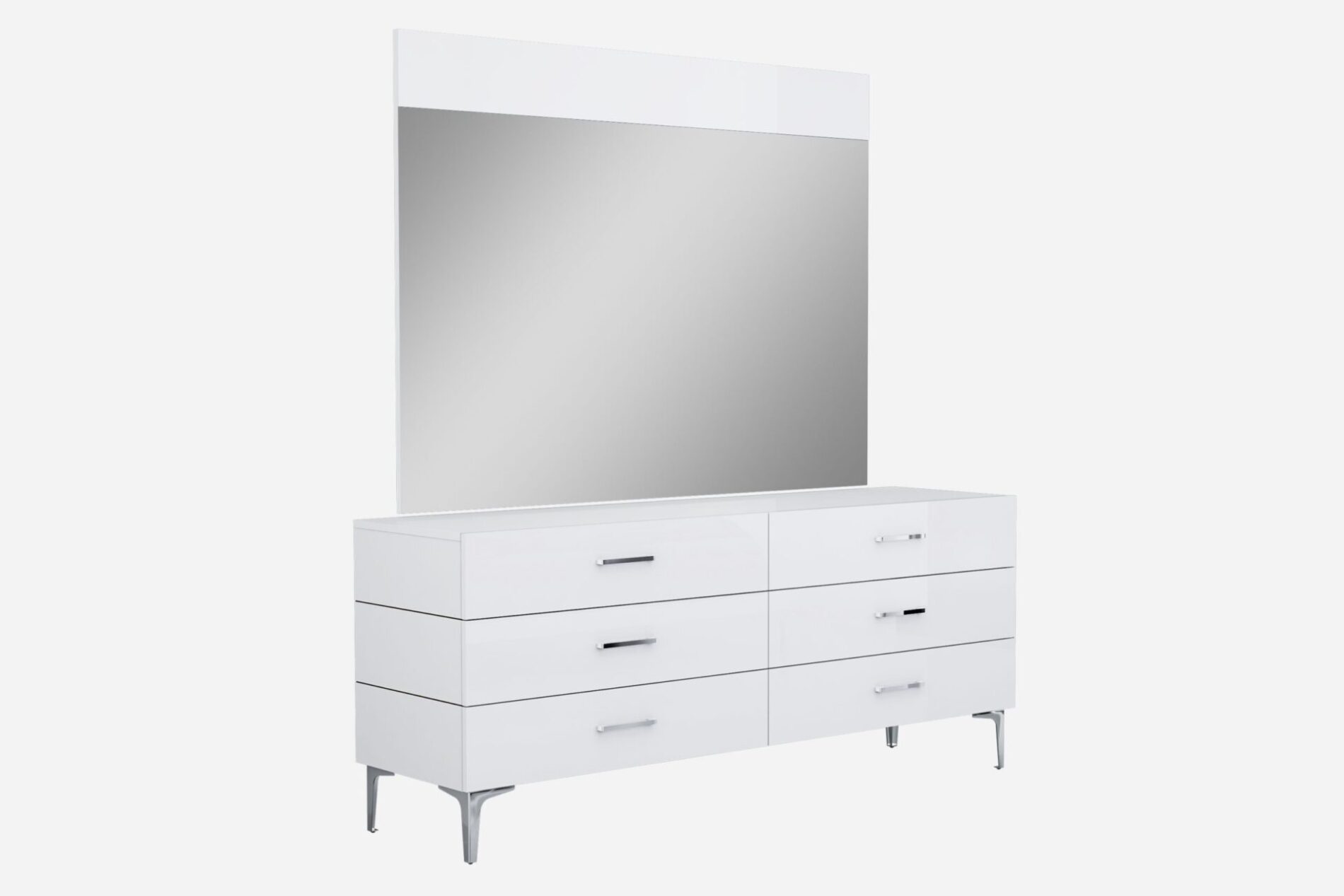 Diana White Modern Dressers Contemporary Nightstands