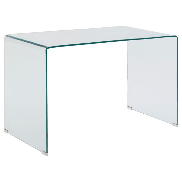 Mint Glass Modern Desk