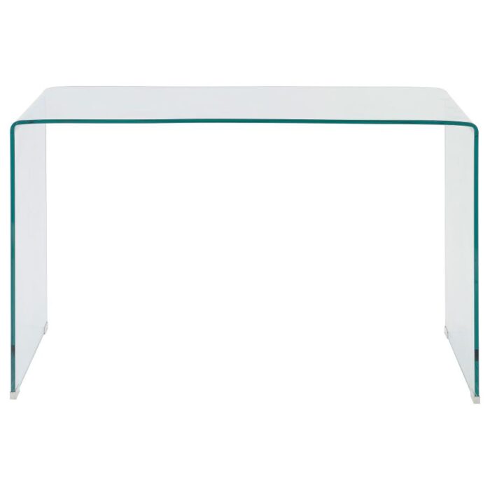 Mint Glass Modern Desk - Image 3