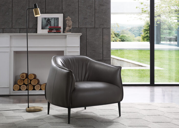 Ben Gray Modern Accent Chair - Image 3