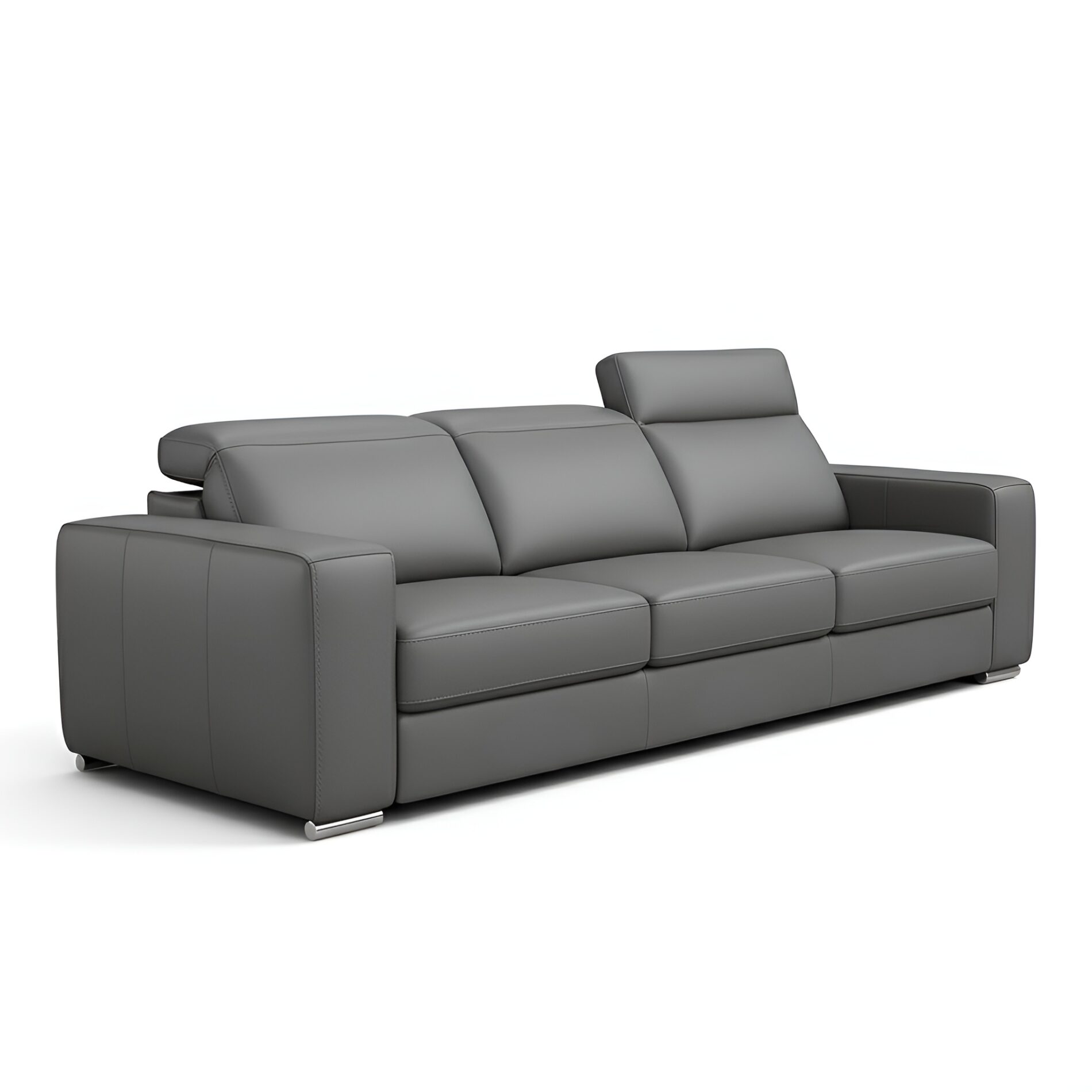 Ambasciatore II Italian Leather Modern Sofa - Image 4