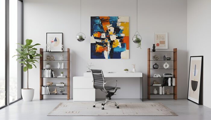 Arvouin Contemporary Bookcase - Image 2