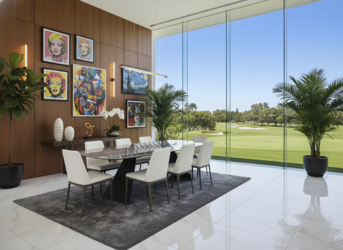 Hugo Tropicale Contemporary Dining Table - Image 2