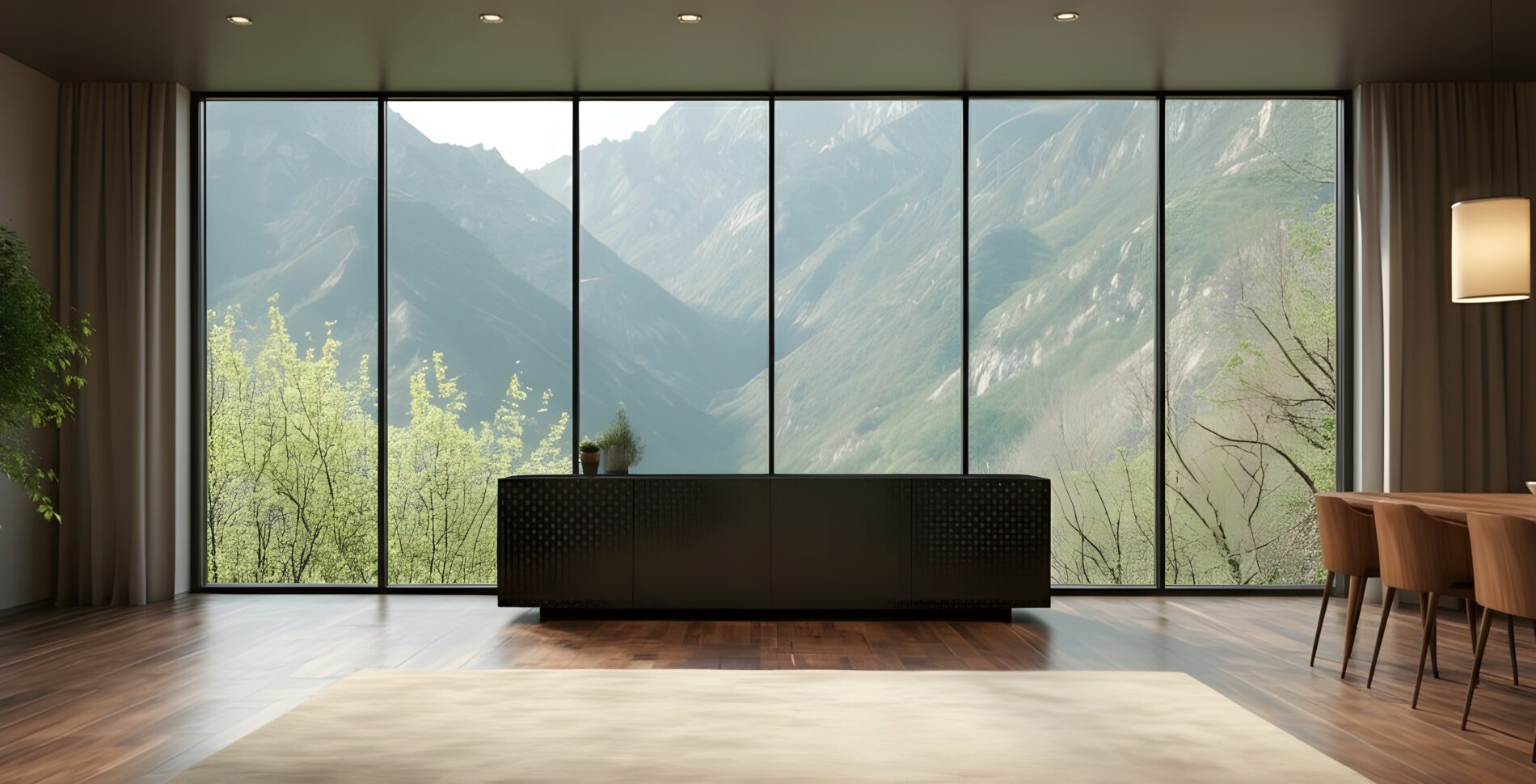 Parker Modern Dark Gray Buffet - Image 5