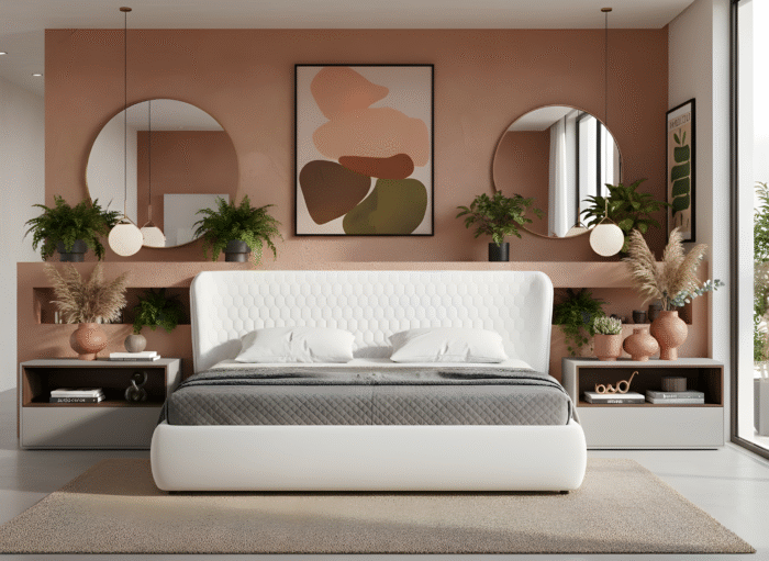 Agora White Storage Contemporary Bed - Image 7
