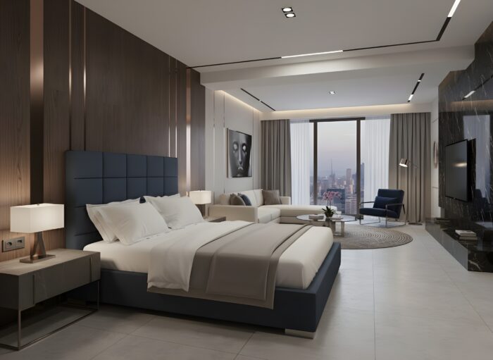 Alba Custom Modern Platform Bed - Image 2