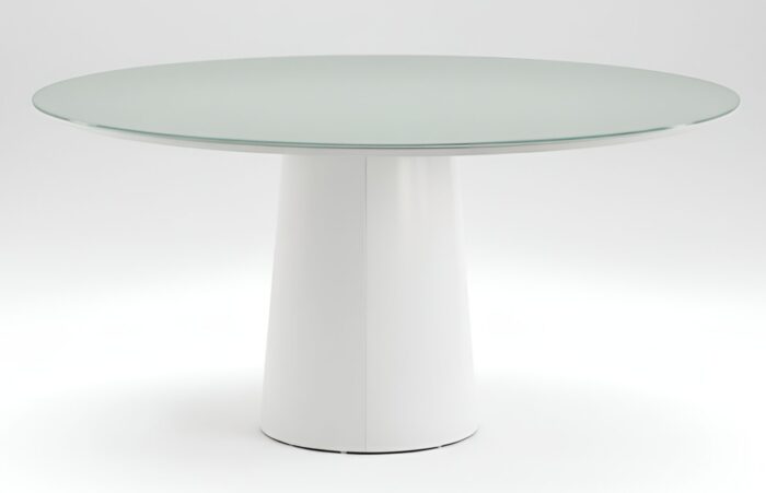 Camilla White Modern Round Dining Table