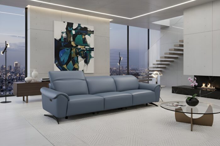 Abbraccio II Italian Leather Modern Sofa - Image 2