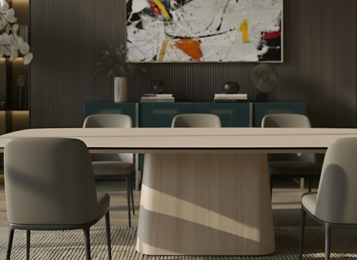 Tufa Modern Ceramic Dining Table - Image 3