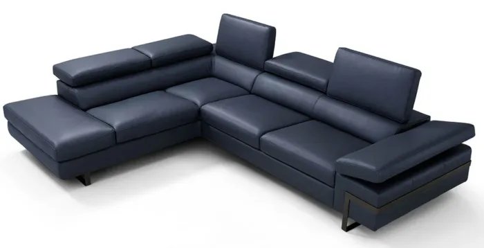 Rimi Italian Leather or Fabric Sectional