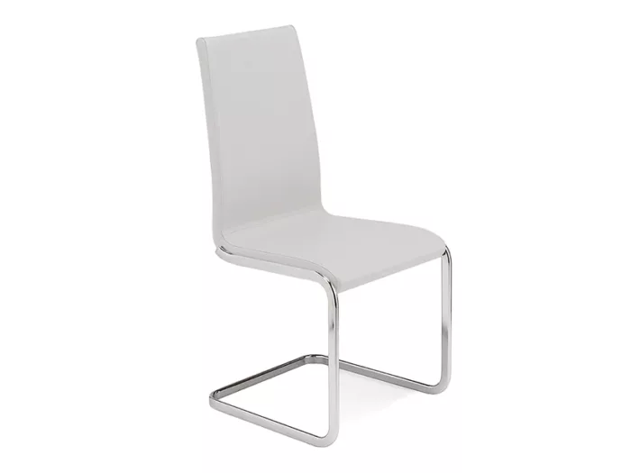 Luna White Modern Dining Room Chairs - Set of 2