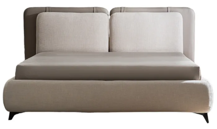 Elara Taupe Storage Contemporary Bed