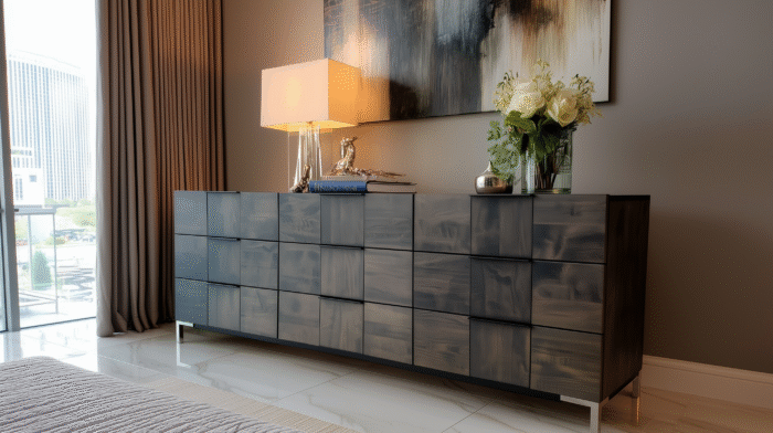 Loft Solid Wood Modern Bedroom Dresser - Image 2